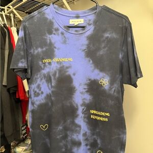 PacSun Black and Blue Kanye Style Graphic Tee